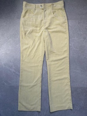 Isabel Marant IM Production Yellow Corduroy Trousers High Waist XS UK 6