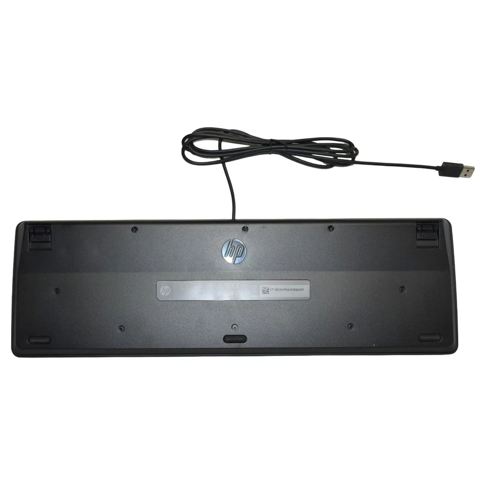 Lot 5 HP Business Slim USB Keyboard Black SK2120 KU1469 Wired QWERTY 803181-001 - Image 3 of 4