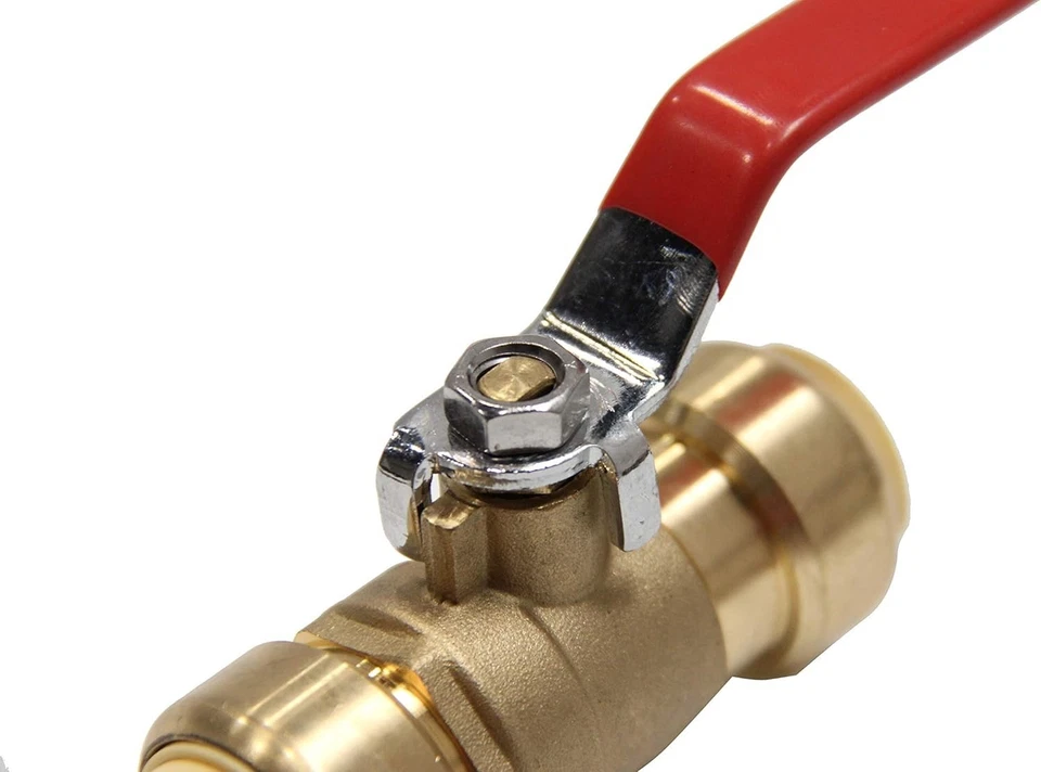 10-Pack 1/2" Push-Fit Ball Valve Set - Image 4 of 4