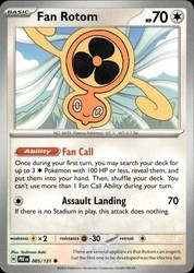 Fan Rotom 085/131 Prismatic Evolutions