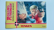 Rolling Thunder NES Nintendo Tengen Original Instructions Manual Booklet Only