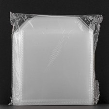 CD/DVD Wallets 100 micron Clear Plastic, Tuck-In Flap, Pack of 200