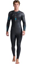 2025 2XU Mens P:2 Propel Swim Wetsuit - Black / Aloha
