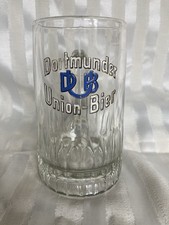 Dortmunder Union-Bier altes Bierglas Bierkrug Krug Glaskrug 10/20L Bier Brauerei