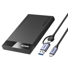 2.5 Inch SATA to USB Tool Free External Hard Drive Enclosure 6Gbps Optimized ...