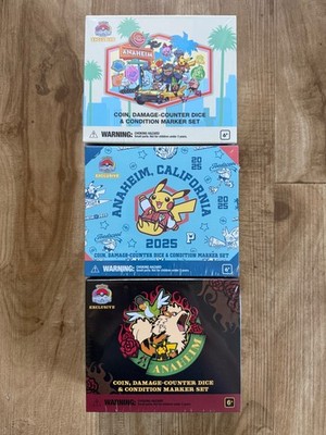 ポケモン ANAHEIM 2025 ・ダメージカウンターセット Pokemon World Championships 2025 - Anaheim - Damage Counter Kit | eBay