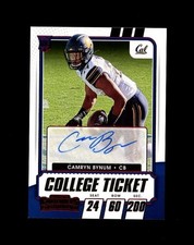 2021 Contenders Draft RED FOIL TICKET SP CAMRYN BYNUM AUTO RC! CAL VIKINGS COLTS