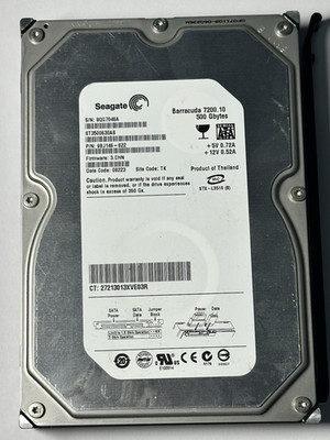 Seagate Barracuda 500GB SATA HDD ST3500630AS 3.5'' Hard Drive 7200RPM