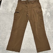 5.11 Tactical Pants Mens 36 x30 Brown Cargo Workwear Ripstop Utility 74369