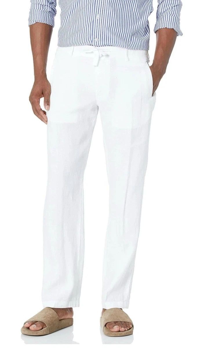 Linen Relaxed Big & Tall Pants for Men for sale | eBay