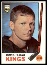 1969-70 Topps #107 DENNIS HEXTALL  Los Angeles Kings  EXMT-NM