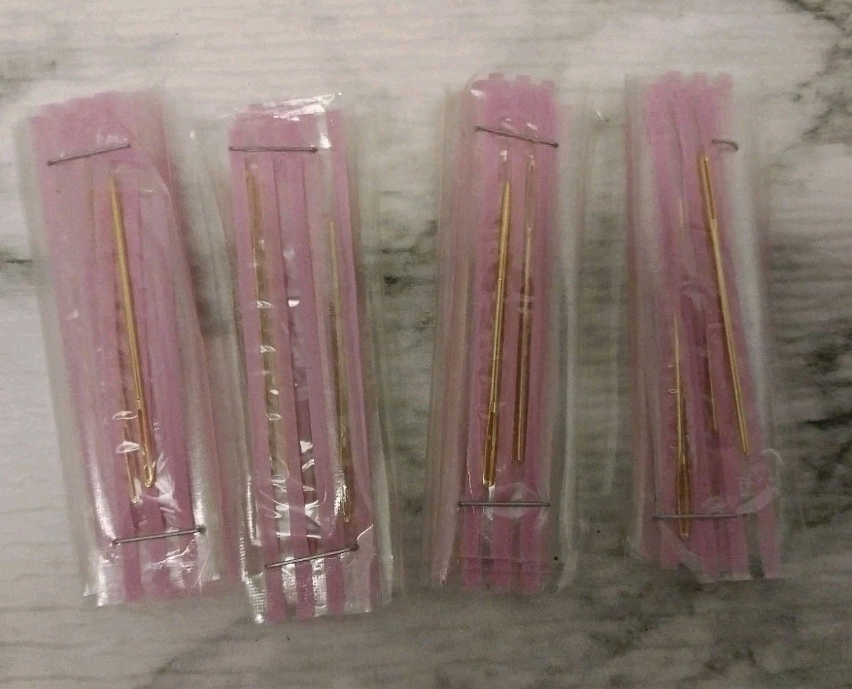 12 ct #20 GOLD PLATED Tapestry Needles 