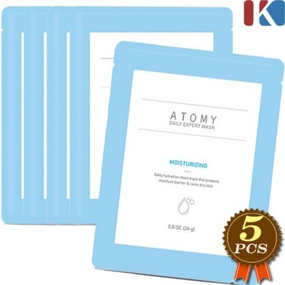 ATOMY Daily Expert Moisture Mask 24g x 5pcs Moisturizing Mask Korean Cosmetics