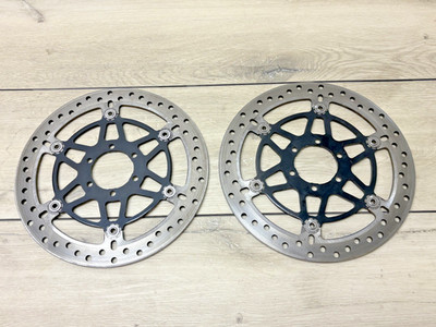 695 620 S2R 800 Ducati Monster OEM Front Brake Discs Disks Rotors - 3,851 Miles