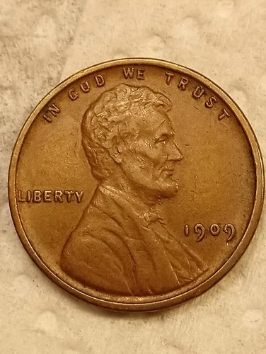 1909 VDB Lincoln Wheat Cent EF/BN