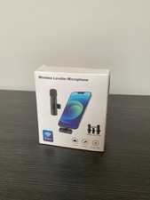 Wireless Lavalier Microphone for iPhone USB-C Dual Mic Noise Reduction