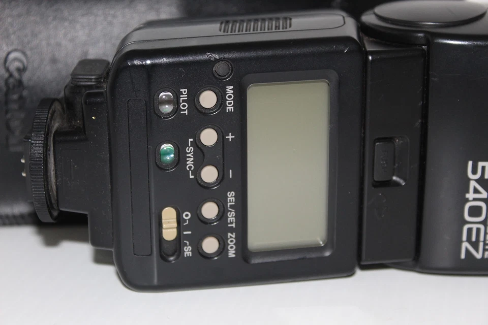Вспышка Canon Speedlite 540EZ Hot Shoe с креплением для камеры протестирована рабочая - Изображение 3 из 4