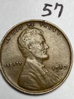 1910 (P) LINCOLN WHEAT CENT, "EXTREMELY FINE" condition #57