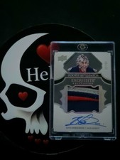 2019-20 Elvis Merzlikins /90 Exquisite Rookie Patch Auto #EC-EM Columbus RC UD