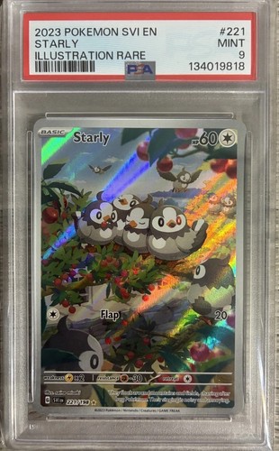 Starly graded PSA 9 for sale on eBay