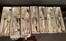 Christofle Silver plated 5 Pc place setting 