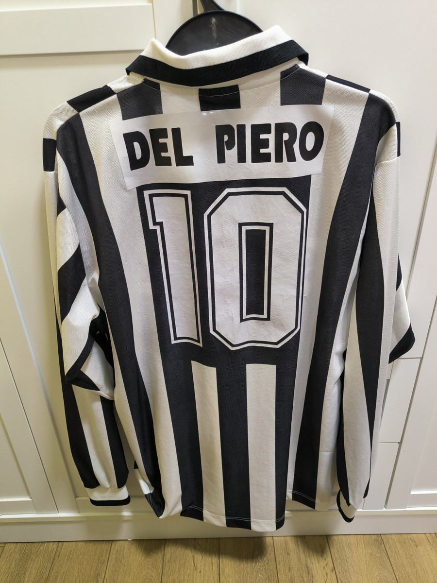 【レア当時物】Kappa ユベントス ホームジャージ DEL PIERO 10 Juventus Kappa Del Piero 10 Size XL Gara Omini 1996-1997 Home