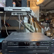 Sony CDP-C265 5 CD Compact Disc Changer Player Tested And Working No Remote