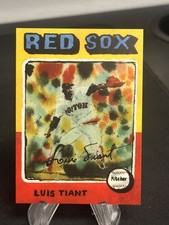LUIS TIANT 2021 TOPPS SPOTLIGHT 70 BY ANDY FRIEDMAN RED SOX