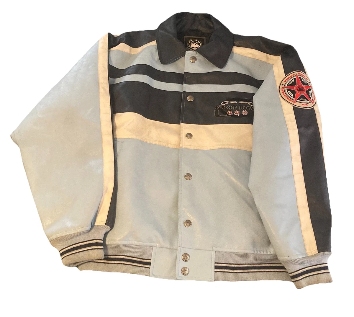 First Down Coats, Jackets & Vests Leather Outer Shell for Men for