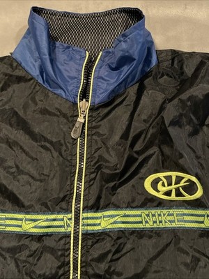Nike Reversible Warm Up Windbreaker Vintage 90 s Y2K Swoosh READ 63