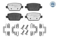 Meyle Bremsbelagsatz, Scheibenbremse MEYLE-PD: Advanced Perform 025 245 3716/PD