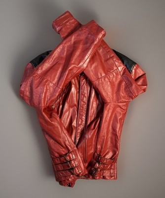 VTG 80s Jonathan Christopher Leather MICHAEL JACKSON Motorcycle Jacket 44R-48R