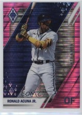 2022 Panini Chronicles Phoenix Pink Pulsar Ronald Acuna Jr #22 08r6
