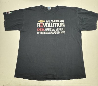2005 Chevrolet Chevy x CMA Awards NYC Double Sided T-shirt. Size: XL