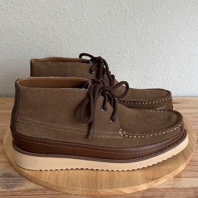 Dockers Calgary Suede Chukka Boots Mens 10.5 M Taupe Casual Comfort Preppy NEW Dockers Boots | eBay main image 3