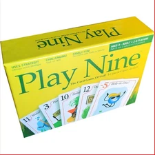 Play Nine Strategy Card Game Family Friends Party Kids Adult Board Games age 4+