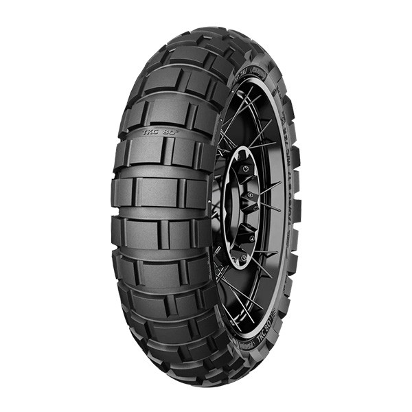 TYRE CONTINENTAL 130/80-17 65R TKC80 2 M+S