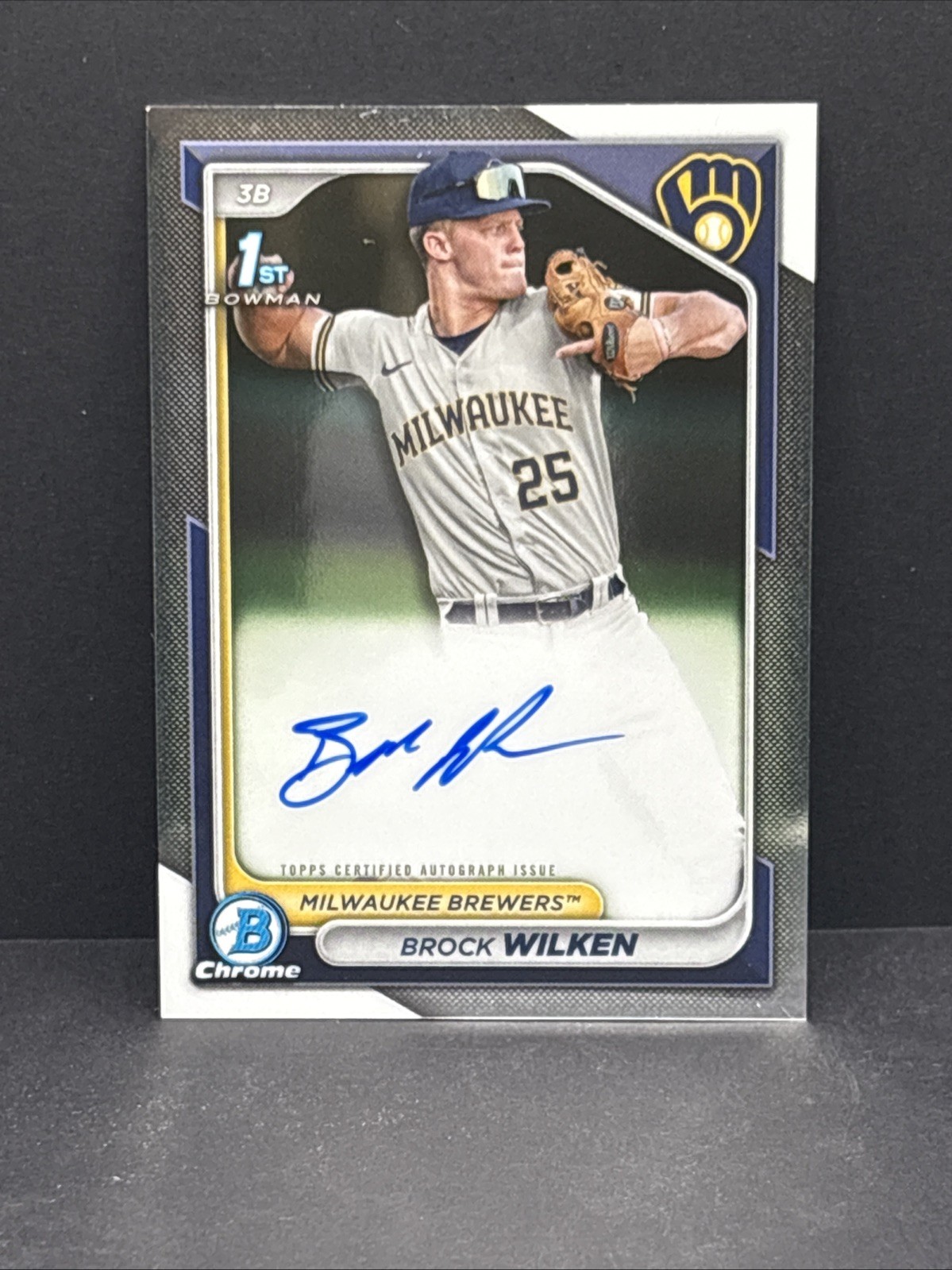 2024 Bowman - Chrome Prospect Autographs Brock Wilken #CPA-BW (AU, RC)