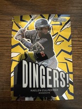 2025 Panini Prizm - Dingers! Kaelen Culpepper, Kaelen Culpepper #16 (RC)