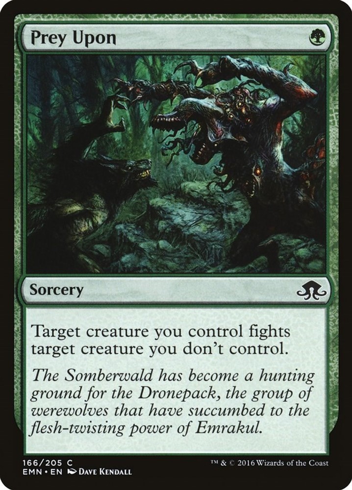 Prey Upon - Eldritch Moon - 166 Common Magic NM
