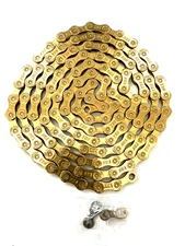 YBN New 12 Speed Bike Bicycle Chain Road MTB 126 L Master Link - P/N:S12-TI Gold