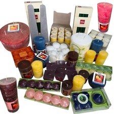 6kg Set Bunt Gemischt Qualitätskerzen Eika Gies B-Ware Stumpenkerzen