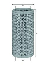 Luftfilter MAHLE LX 502 passend für PEUGEOT 306 Schrägheck (7A, 7C, N3, N5)