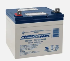 Power-Sonic 12V 33AH SLA Replacement Battery for Power-Sonic PS12330NB PS-12350