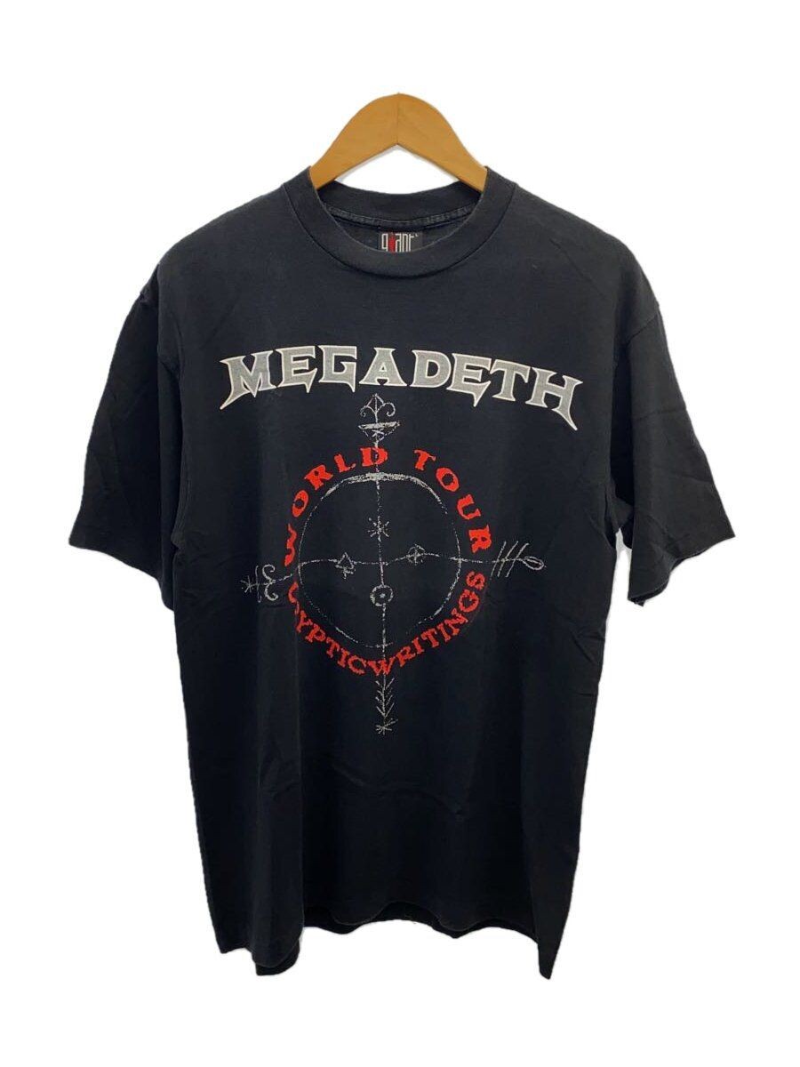 ALTRA T shirt altre marche 1997 Mega Deth Giant L cotone stampa nera usata
