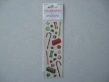 Vtg 2000 Mrs Grossman's Photoessence Christmas Candy Stickers .