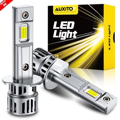 AUXITO H1 LED Low Beam Headlight Bulbs 10000LM 60W 6000K Clear Cool White Bright