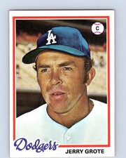 1978 Topps #464 Jerry Grote Los Angeles Dodgers Baseball Card EX-EXMT