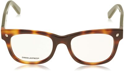 DSQUARED2 DQ5145 053 Light Tortoise Plastic Eyeglasses Frame 51-19-140 DQ 5145