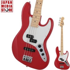 Fender Made in Japan 2024 Hybrid II Jazz Bass PJ Maple Modena Red E-Bass
